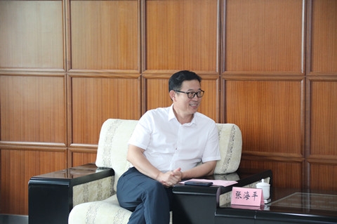 国承彦朱玉明会见济南城市建设集团董事长张海平